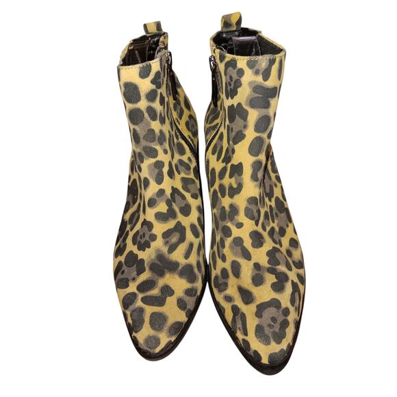 Blondo Elvina Waterproof Bootie ankle boot leopard print size 8.5 - Picture 4 of 6